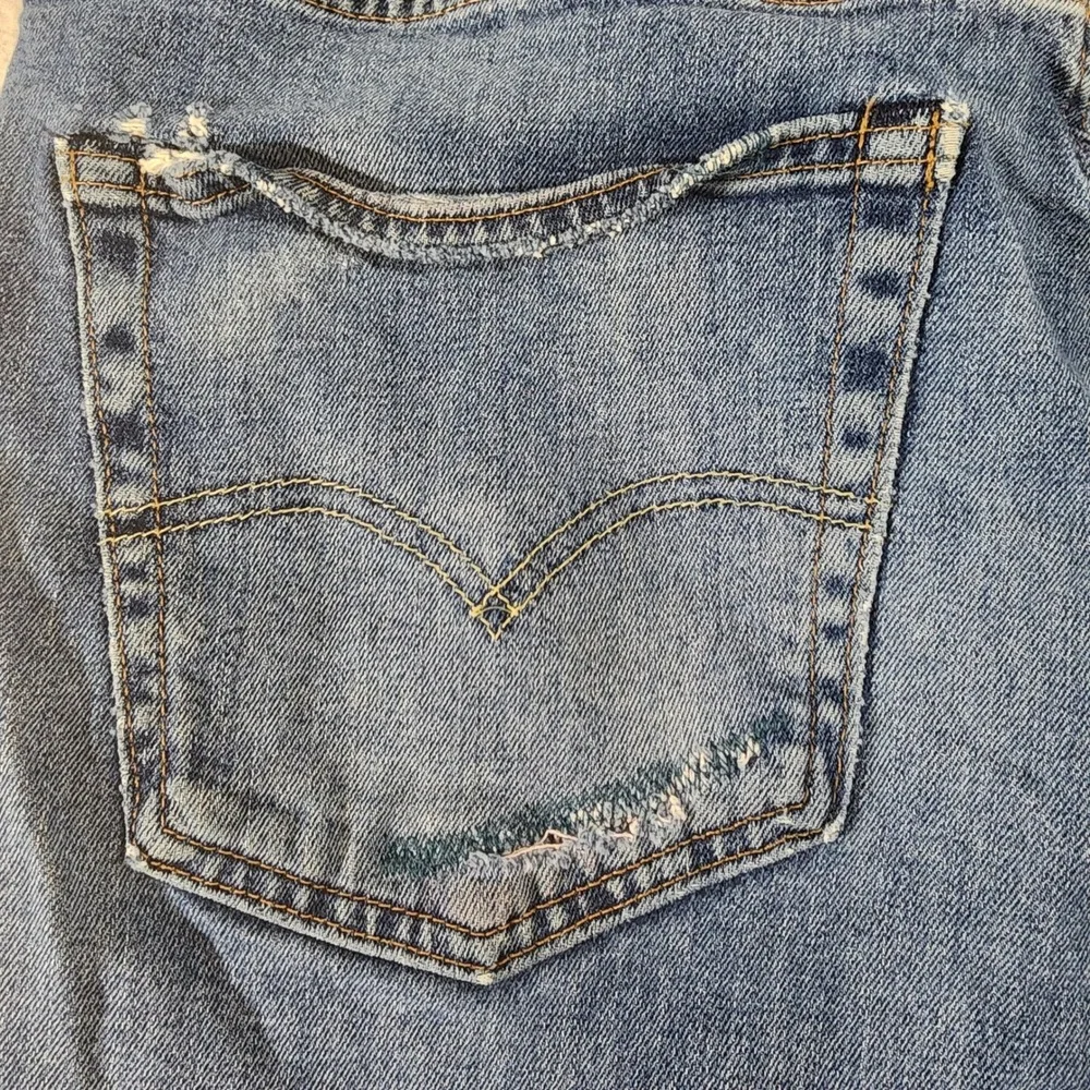 Levis 511 Slim Fit Jeans Mens 36x32 Blue Denim Medium Wash 18181-0119